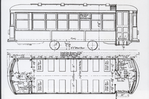 Trolley schematic, 1919