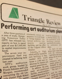 Triangle Review Newspaper Index