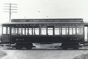 Denver & Interurban Streetcar, 1907