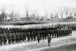 Cadets on the CAC campus, circa 1917-1918