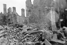 Bombed area in Munich